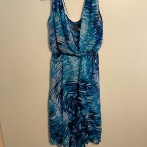 Studio Y Vibrant Blue Backless Dress